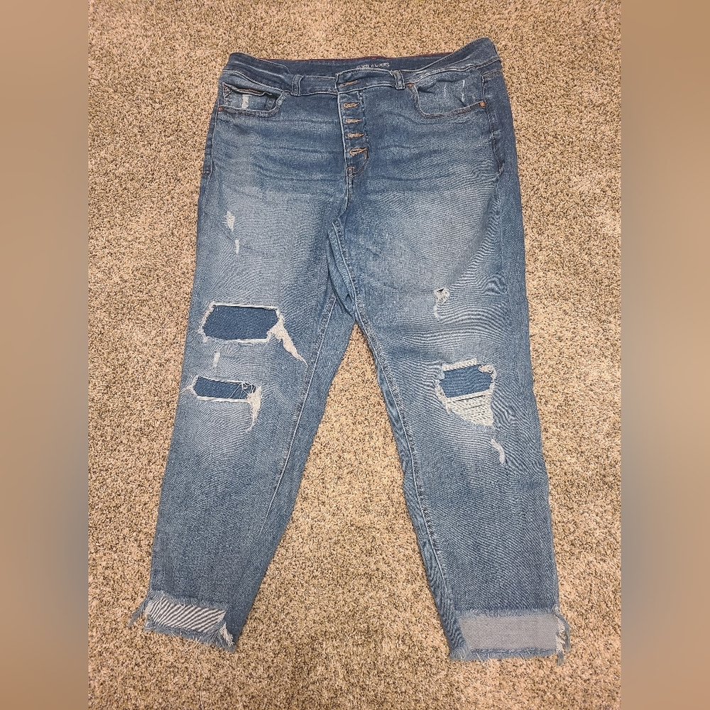 Maurices Distressed Skinny Jeans